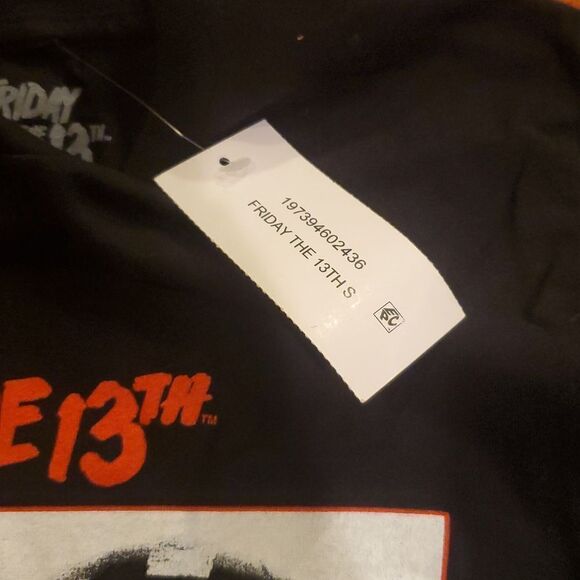 Friday the 13th, Jason Voorhees Hockey Masks Tee, with mask men’s Sz S - Picture 5 of 6